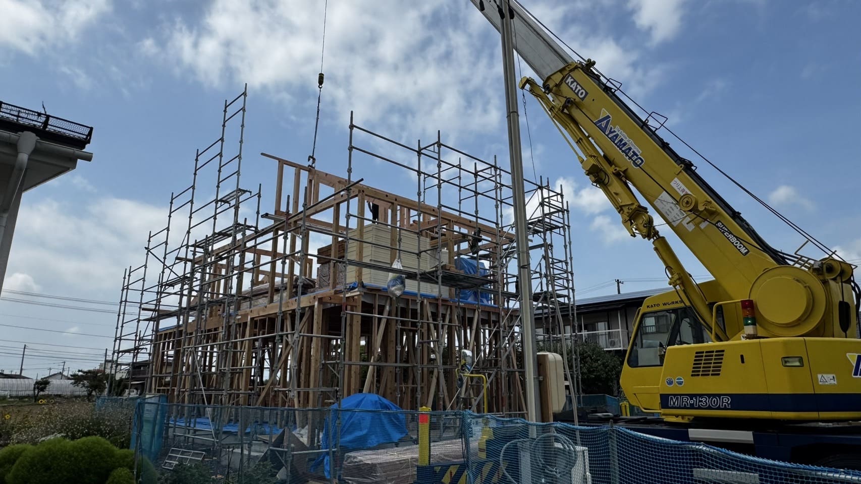 祐ブログ④「お家ができるまで ″建方編″」 画像