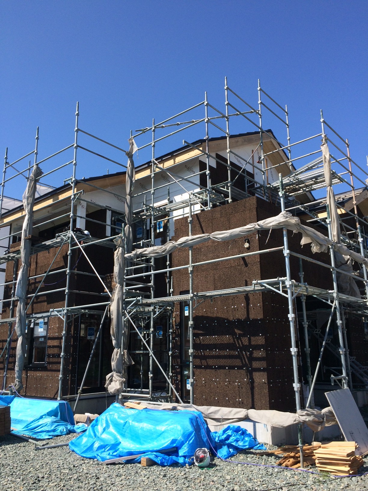 新築現場から 画像