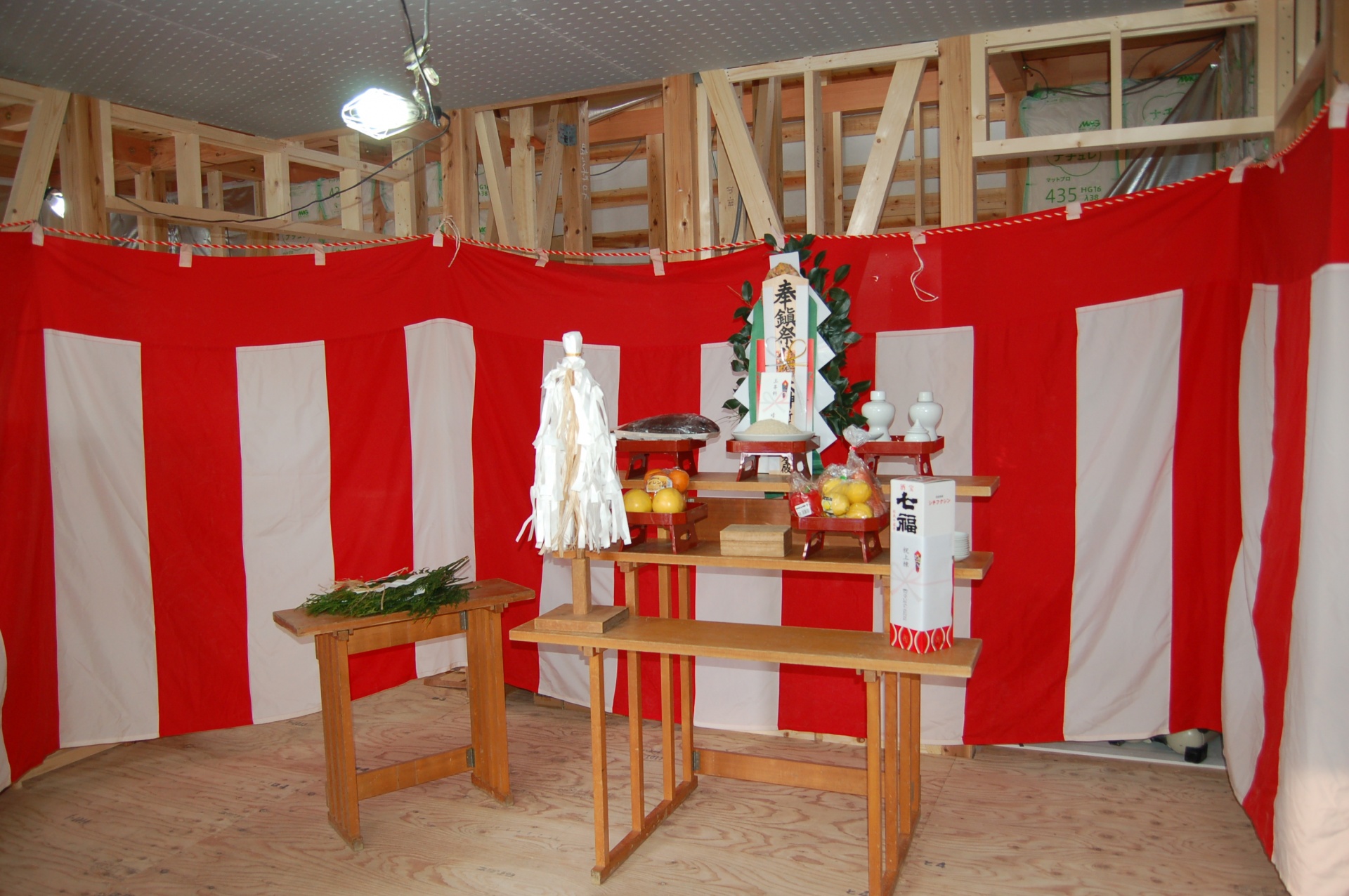 上棟式をいたしました！！ 画像