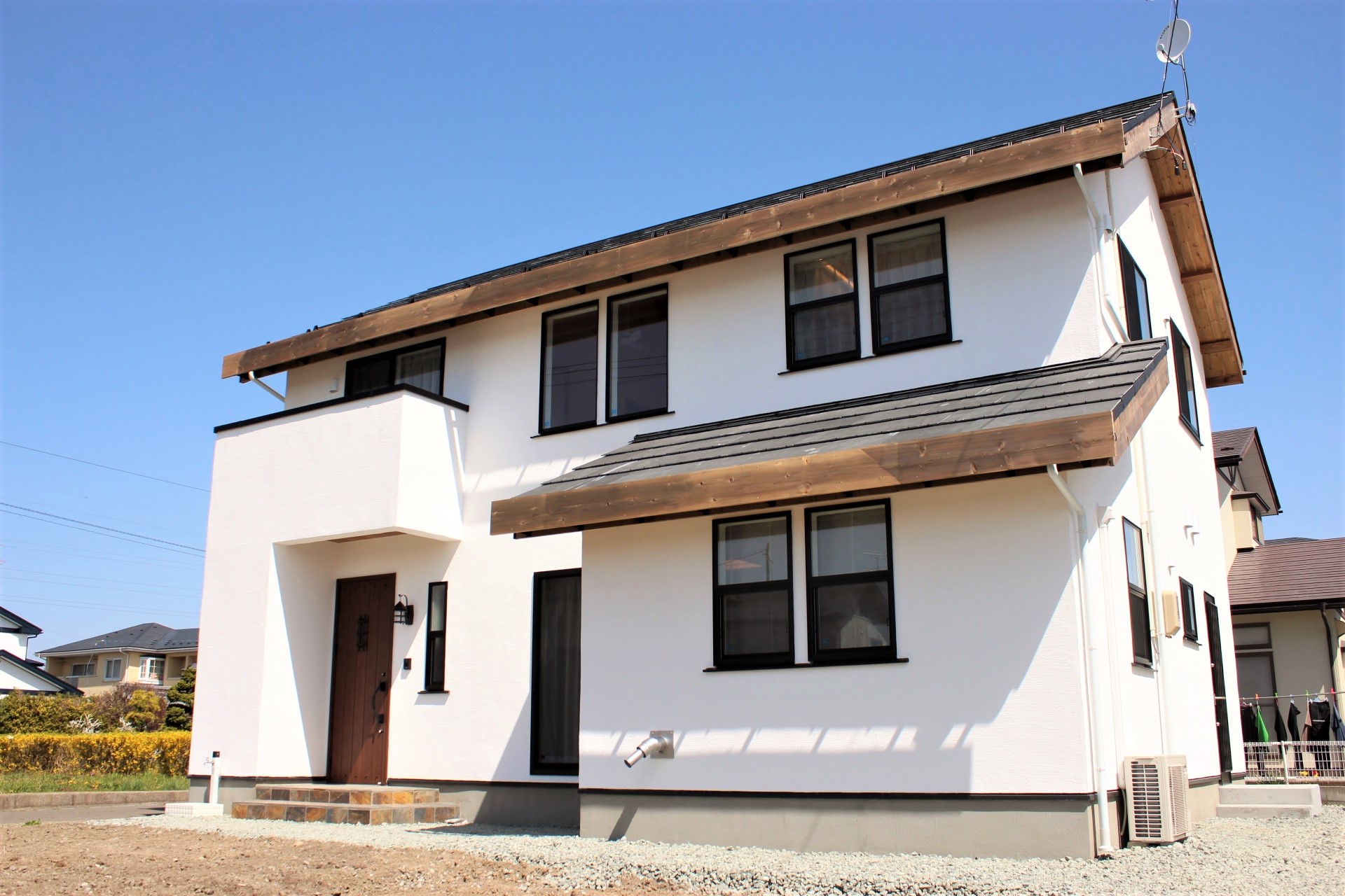 アレルギーの体質の方にも安心した暮らしを。できるだけ化学物質を排除した住宅をという願いで建設された無添加住宅。 画像