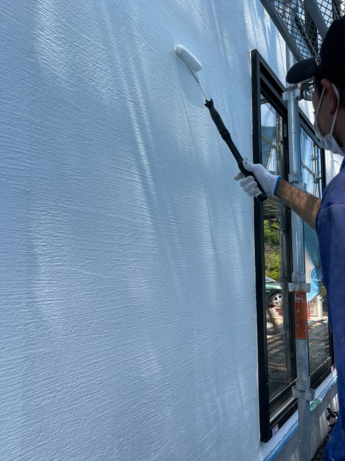 現場リポート⑥そとかべバリア塗ってます！！ 画像