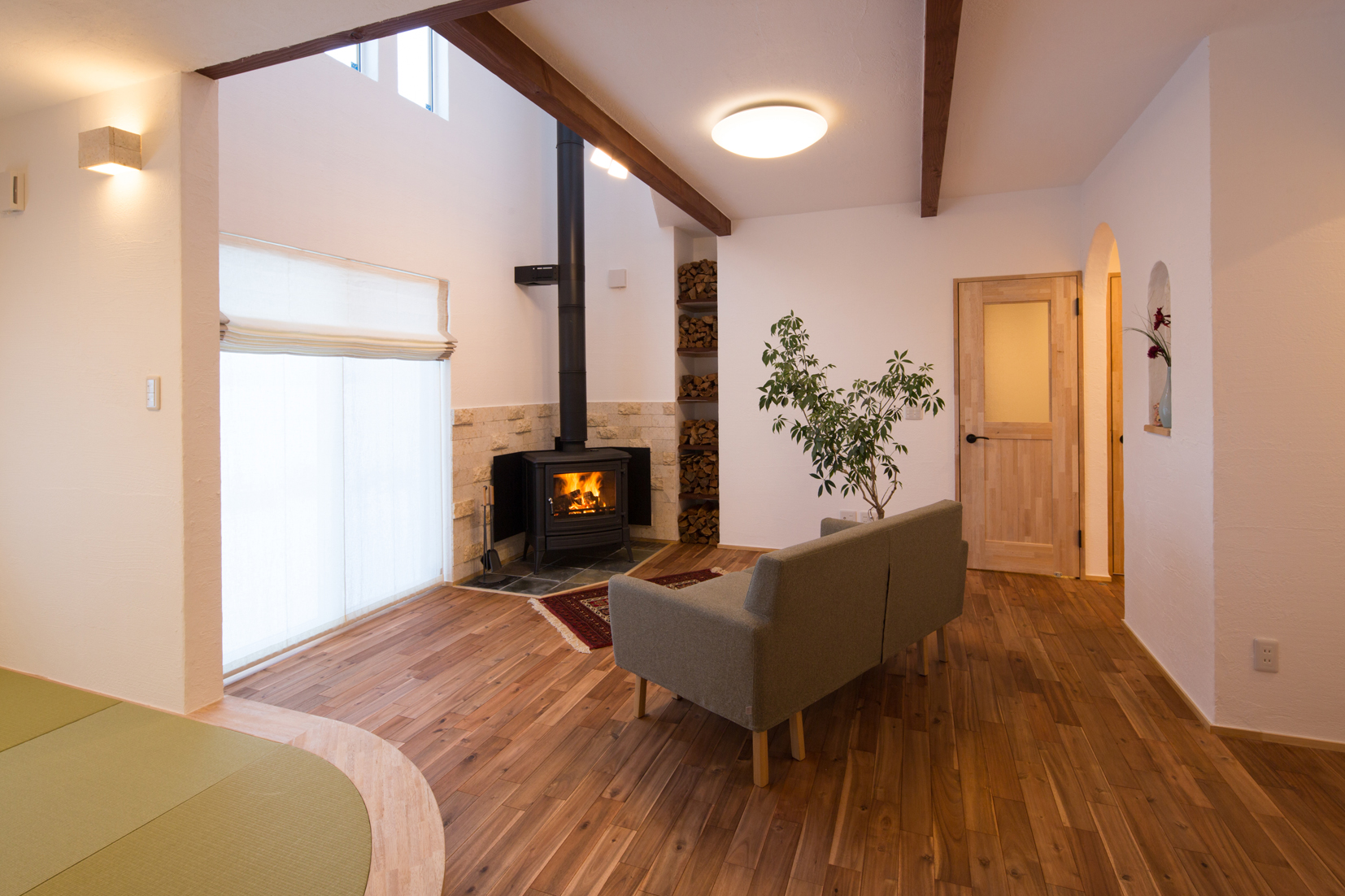 床材選び③「アカシア柿渋」 画像