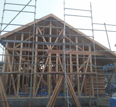 建築途中の素敵な平屋です！ アイキャッチ画像