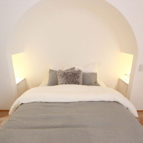 第４回奥州いえ博パレット村 町裏展示場③「壁も天井も漆喰だからできる、１階のこだわり寝室」 アイキャッチ画像