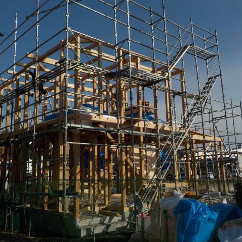 一ノ関新築現場(上棟編) アイキャッチ画像