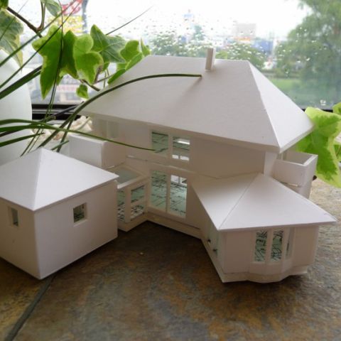 奥州市杉ノ堂に新ショールームを建設！完成模型を作成しています！！ アイキャッチ画像