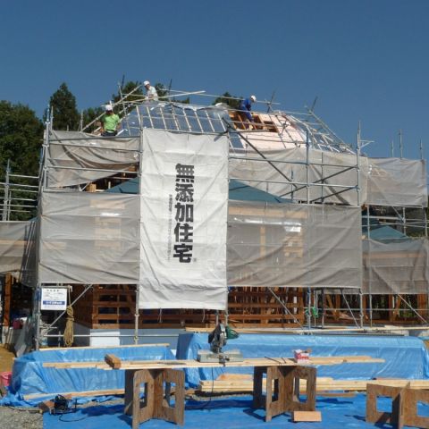 建築中のお家をちょっと覗きに。 アイキャッチ画像